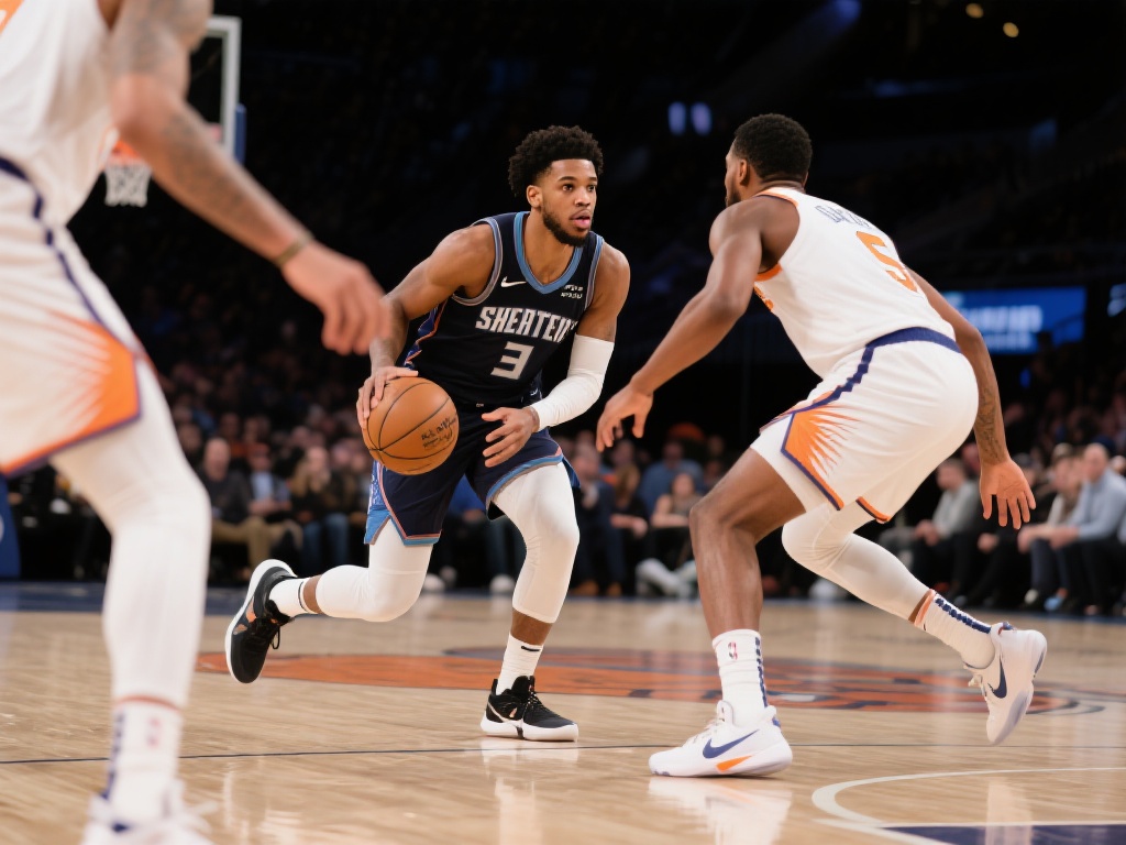 谢泼德挡拆反跑命中个人第3记三分 谢泼德在比赛中的挡拆配合堪称完美。他不仅