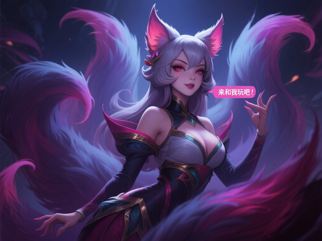 以阿狸（Ahri）为例，她的语音柔媚而充