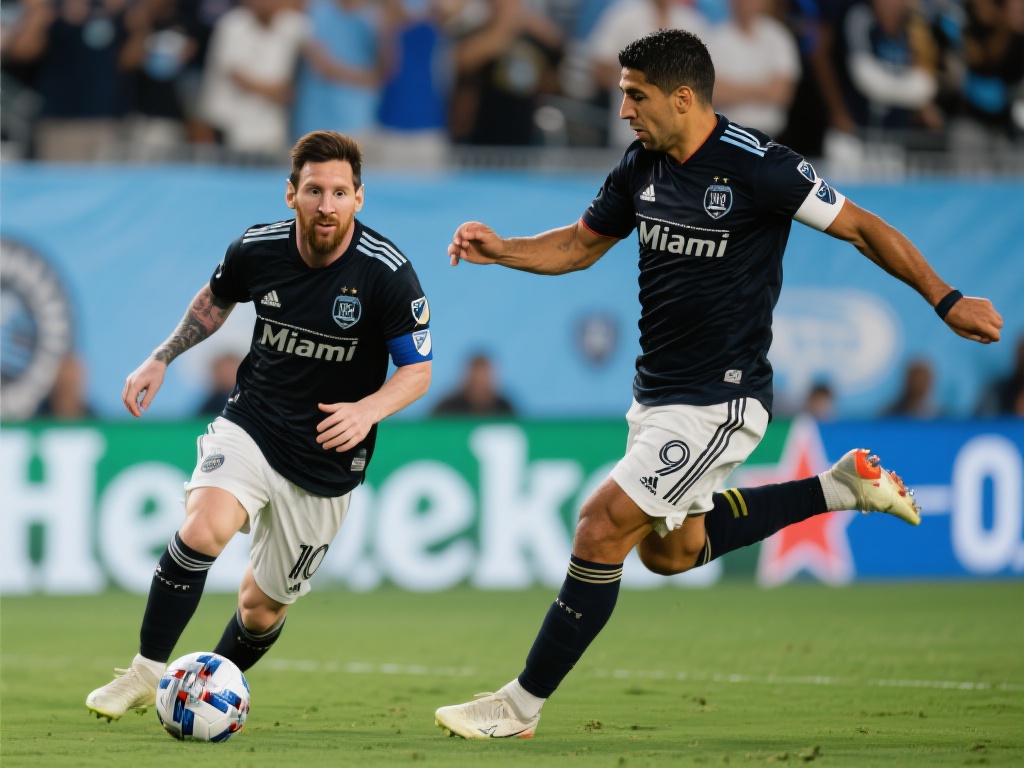 翻开本赛季的数据统计，梅西和苏亚雷斯无疑